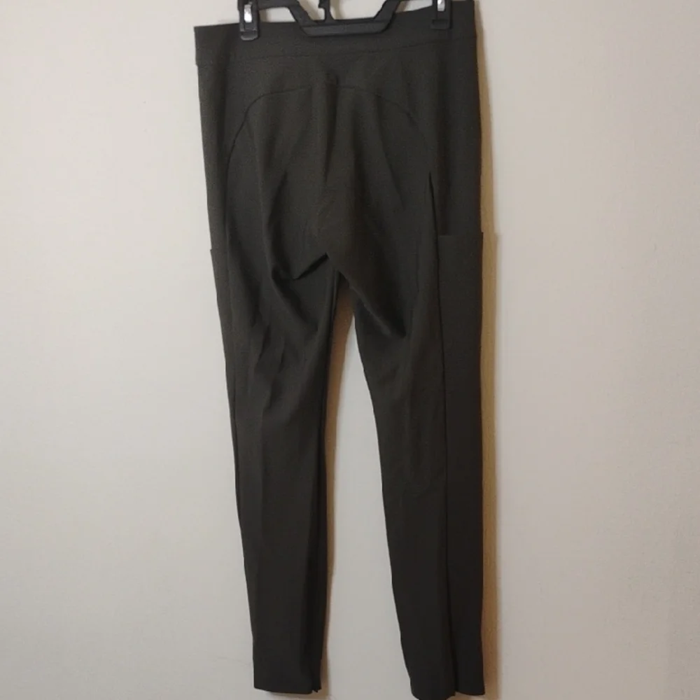Athleta Women's Stellar Trouser Olive Gray Pants Size 10 - Picture 4 of 9